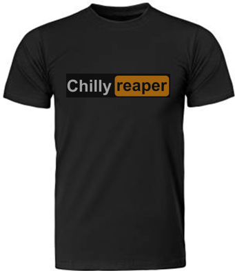 Chilly Reaper Hot Sauce
T-Shirt w/Logo
